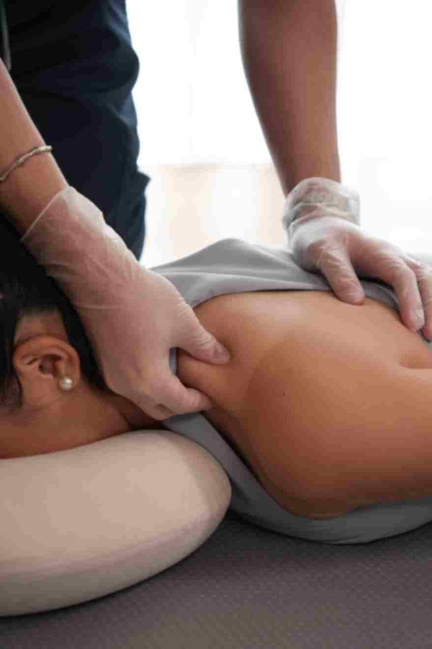 Physiotherapy session - rehabilitation exercise